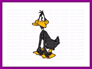 very frazzled Daffy Duck vector