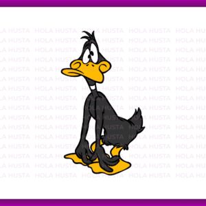 very frazzled Daffy Duck vector