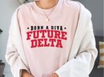 Born A Diva Future Delta SVG