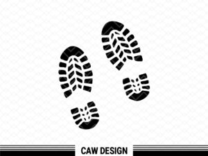 Foot Shoe Kick Footprint Clipart SVG Image