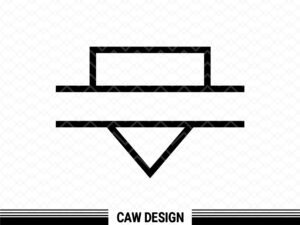 Home Plate Monogram Baseball SVG, Baseball Clipart