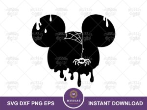 Mickey Halloween Disneyland SVG ears outline silhouette Clipart