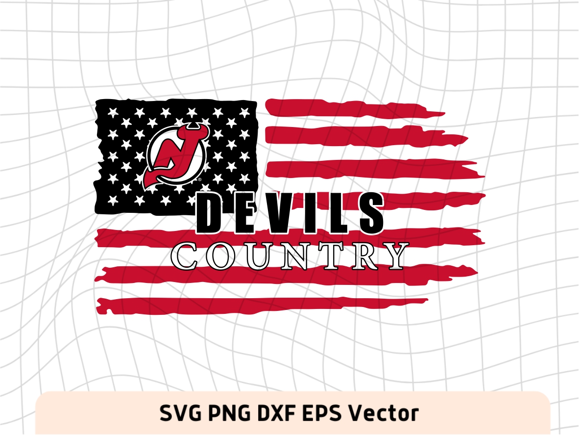 New Jersey Devils Bundle Svg Digital File, New Jersey Devils Logo SVG