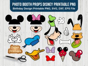 Photo Booth Props disney printable png