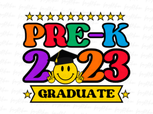 Preschool 2023 Grad PNG T-shirt Design File