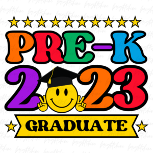 Preschool 2023 Grad PNG T-shirt Design File