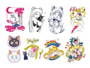 Sailor moon design bundle 2023 eps