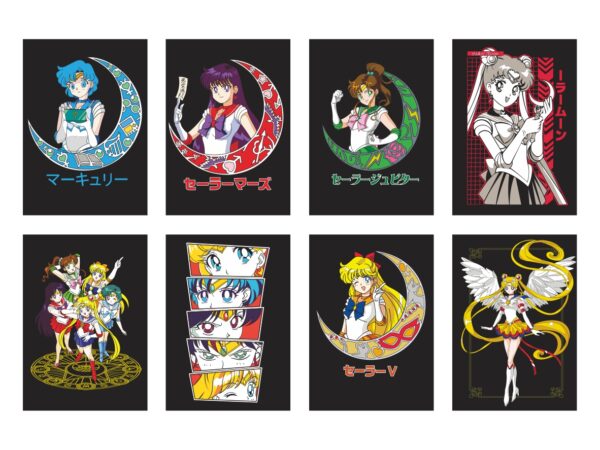 Sailor moon design bundle 2023 eps png