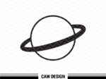Saturn Planet Space SVG Cut File, Planet Clipart