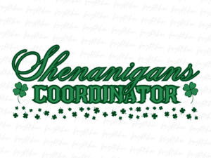 Shenanigans Coordinator PNG Sublimation