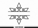 Snowflake Monogram Christmas