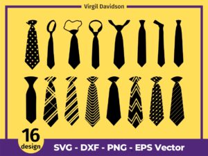 Tie Silhouette Necktie SVG