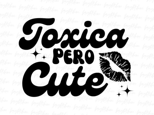 Toxica Pero Cute PNG T-Shirts Design