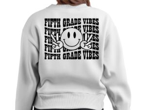 fifth grade vibes svg Cricut