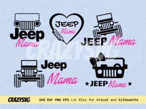 6 Jeep Mama SVG Designs