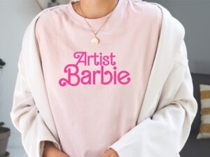 Artist Barbie SVG