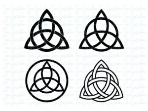 Celtic Trinity Knot Symbol SVG