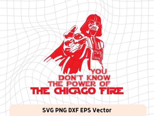 Darth Vader Chicago Fire SVG Shirt Star Wars