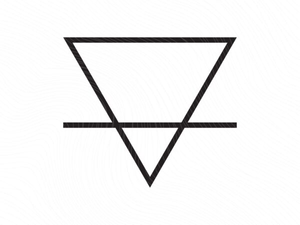 Earth Symbol Alchemy Symbol Clipart SVG PNG
