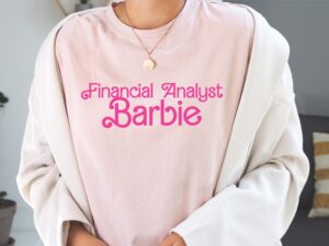 Financial Analyst Barbie SVG cricut