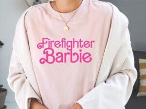 Firefighter Barbie SVG