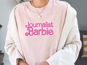Journalist Barbie SVG cricut
