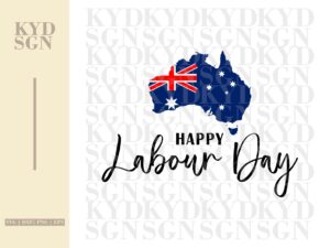 Labour Day Australia SVG Happy Labour Day