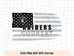 Las Vegas Raiders USA American Flag Raiders SVG Vector Image Download