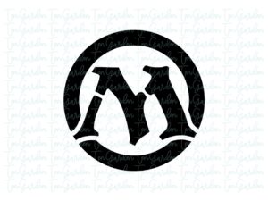 Magic The Gathering M Symbol Digital Cut File SVG cricut