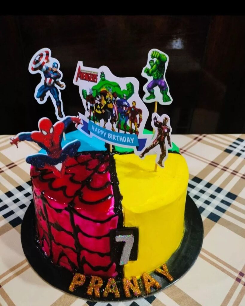 Spiderman Birthday Cake Ideas by ruchibakers.cakes