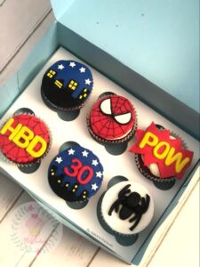 Spiderman Cupcakes by Flafs Bakery