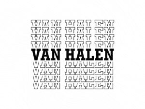 Van Halen SVG cricut