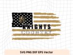 Vegas Golden Knights USA American Flag Knights SVG Vector Image Download
