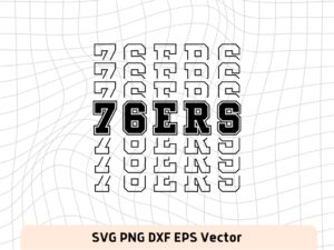 76ers SVG Digital Download, NBA, Team Basketball, 76ers PNG