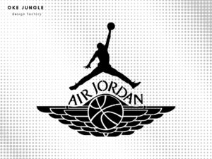 Air Jordan Logo DXF SVG