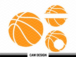 Basketball SVG, Basket Ball Monogram Clipart