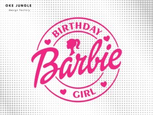 Birthday Girl SVG Barbie PNG eps