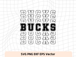 Bucks SVG Digital Download, NBA, Team Basketball, Bucks PNG
