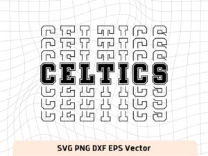 Celtics SVG Digital Download, NBA, Team Basketball, Celtics PNG