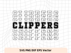Clippers SVG Digital Download, NBA, Team Basketball, Clippers PNG