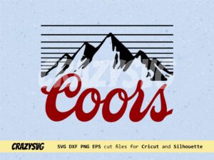 Coors Mountain SVG File