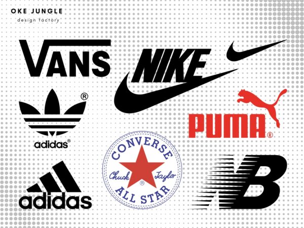 Fashion Brand Bundle Converse, All Star, Nike, Puma, Adidas, Vans SVG ...