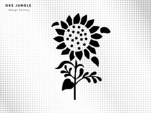 Flower Sunflower DXF SVG Cricut