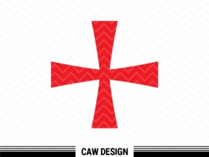 Knight's Templar Cross SVG Symbol