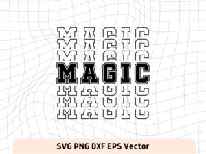 Magic SVG Digital Download, NBA, Team Basketball, Magic PNG