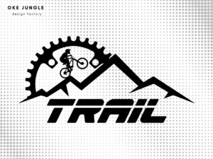 Mountain Bike SVG Trail