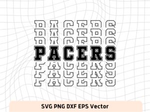 Pacers SVG Digital Download, NBA, Team Basketball, Pacers PNG