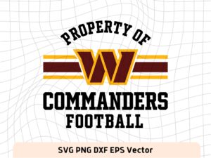 Property of Washington Football Team, Commanders SVG