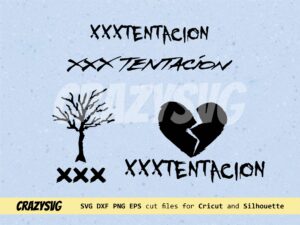SVG PNG Print XXXTENTACION