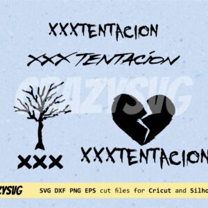 SVG PNG Print XXXTENTACION